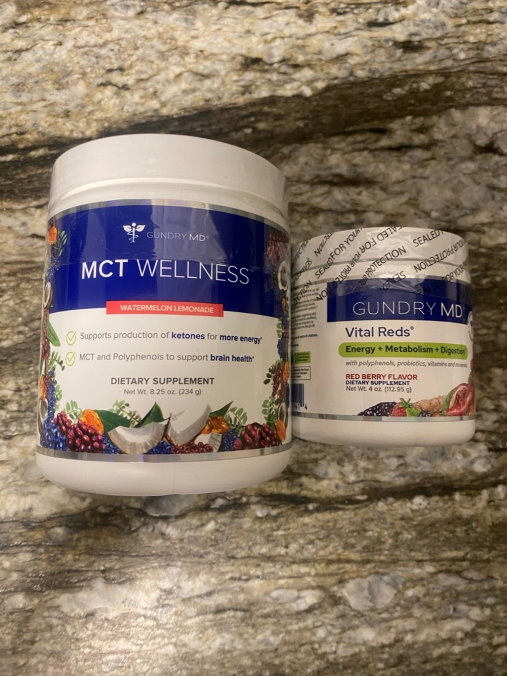 Gundry MD MCT Wellness + Vital Reds Bundle - Blue/White Labels